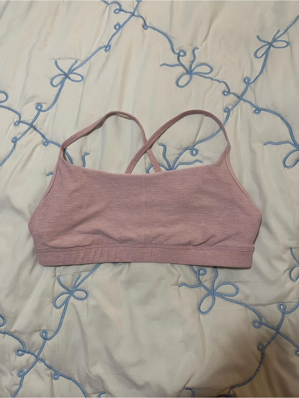 Fabletics Pink Sports Bra Size Medium